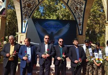 یادواره لاله های روشن و افتتاحیه یادمان شهید دانش آموز اردوگاه باغرود نیشابور