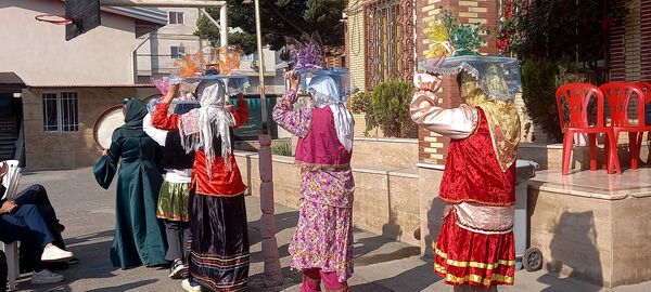 برگزاری جشن مازندران در دبیرستان فضیلت شهرستان قائمشهر