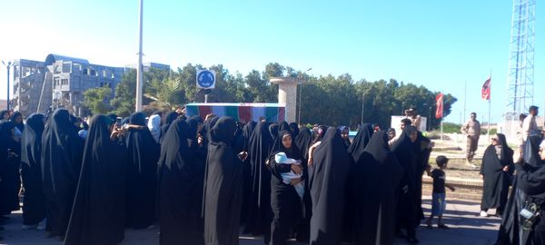 تشییع شهید گمنام در بوموسی 