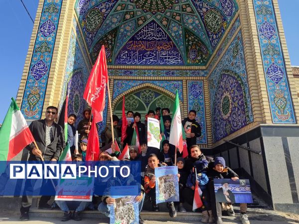 حضور پرشور مردم انقلابی شهر حسن آباد جرقویه علیا در راهپیمایی یوم الله ۲۲ بهمن