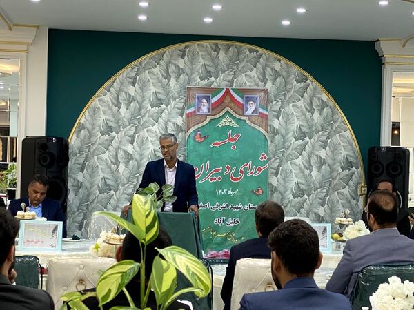 برگزاری شورای دبیران در مدارس شهرستان خلیل آباد 