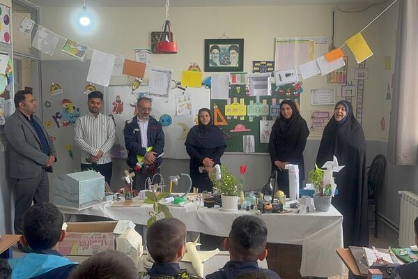 افتتاحیه طرح جابربن حیان در دبستان امام‌حسن مجتبی(ع) رودهن 