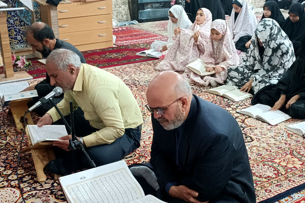 برگزاری مراسم معنوی اعتکاف در شهر صغاد