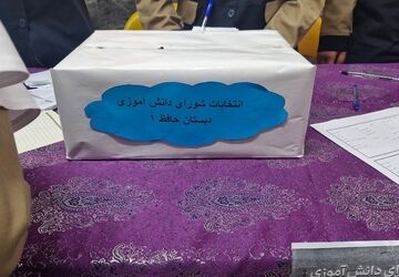  دانش‌آموزان نمایندگان آینده مدرسه را با شور و نشاط انتخاب کردند