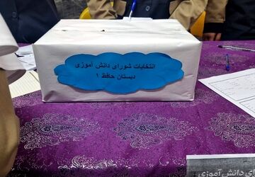  دانش‌آموزان نمایندگان آینده مدرسه را با شور و نشاط انتخاب کردند