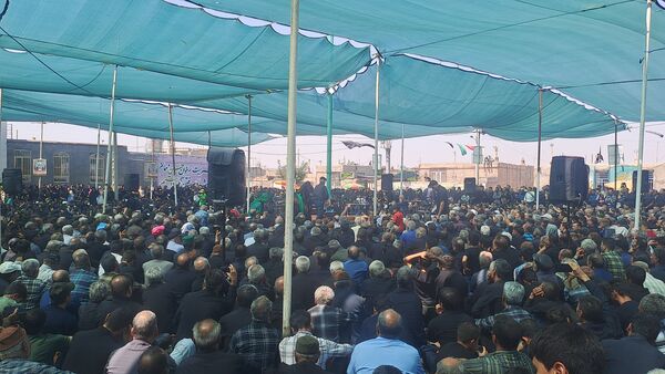 بزرگترین اجتماع حسنیون کشور همراه با تعزیه خوانی در روستای کفکی خراسان رضوی