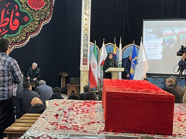 وداع با پیکر شهید گمنام 