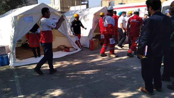 برگزاری مانور زلزله در مدرسه فاطمیه شهرستان آببر