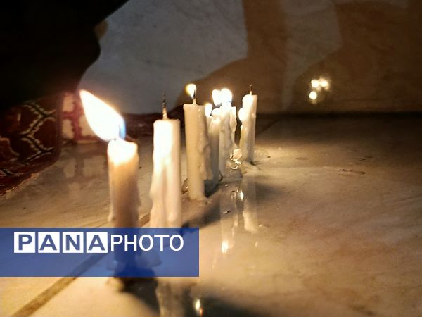 شام غریبان در امامزادگان سید محمد و سید نظام الدین شهرستان حاجی‌آباد