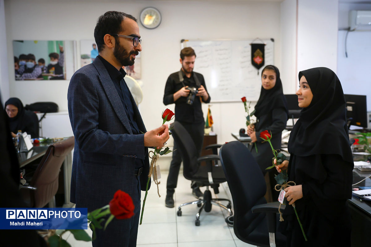 بازدید رئیس باشگاه دانش‌پژوهان جوان از خبرگزاری پانا