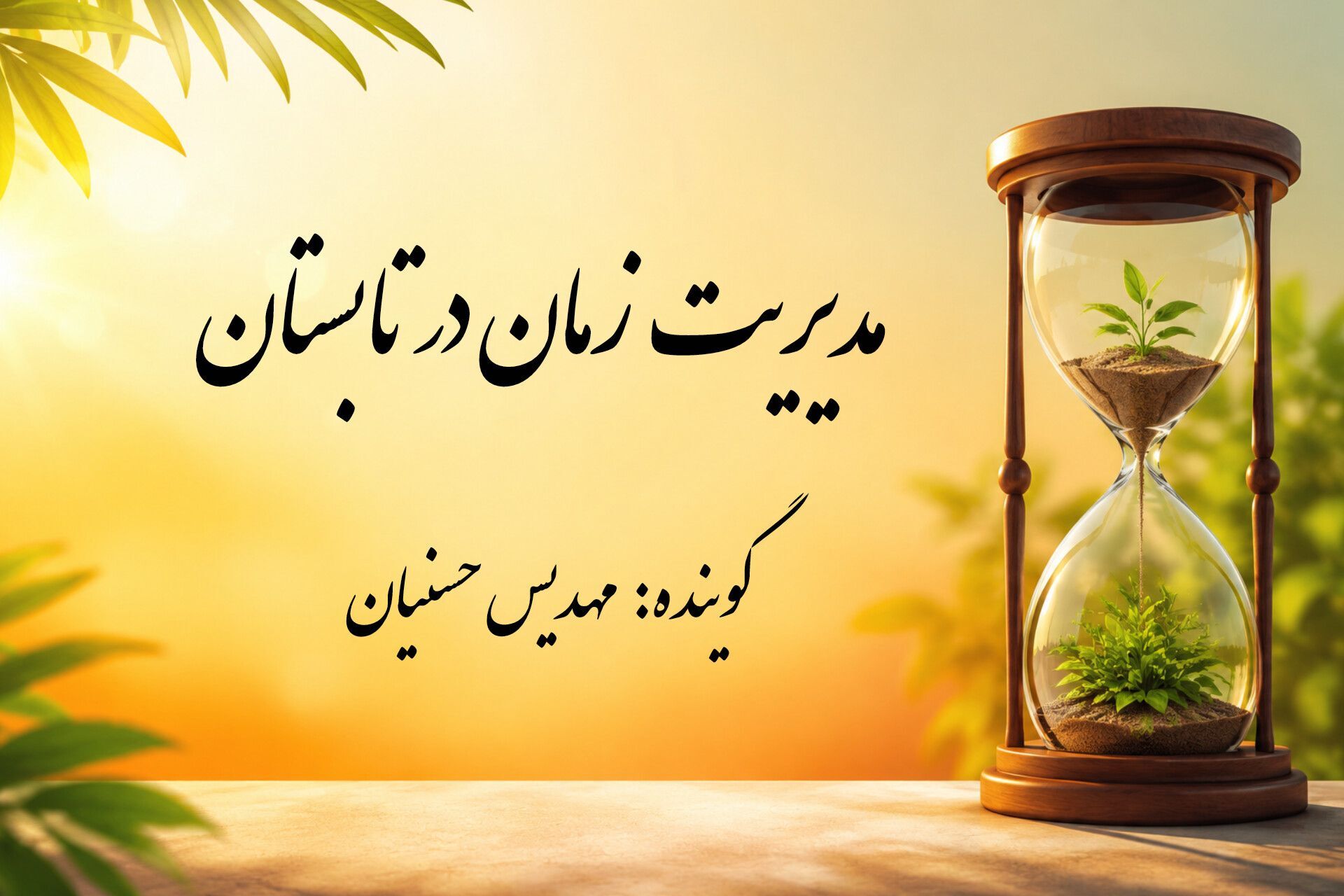 راهنما‌ی عملی مدیریت زمان در تابستان