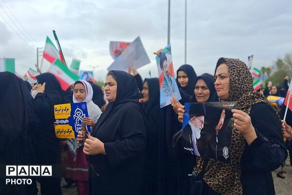 حماسه‌‌آفرینی باشتی‌ها در راهپیمایی روز قدس و تجدید بیعت با رهبری