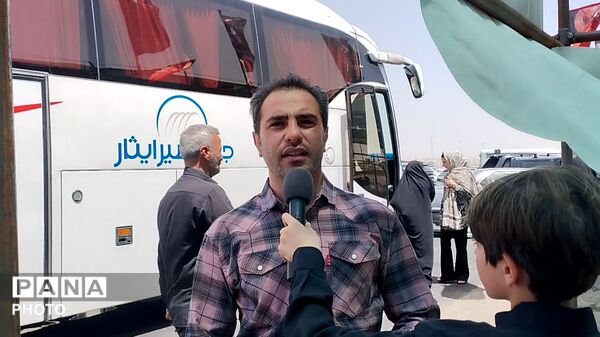 برپایی موکب‌های زائران تشییع امام شهید در نظرآباد