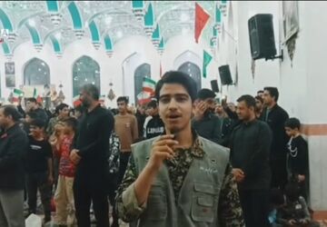 تجمع مردم فندرسک در شب شهادت امام جعفرصادق (ع)