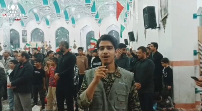 تجمع مردم فندرسک در شب شهادت امام جعفرصادق (ع)