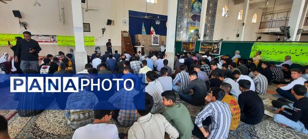 مراسم سوگواری شهادت دبیرکل حزب الله لبنان در مسجد النبی کوهنانی