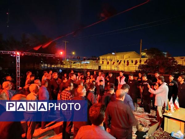 جوانان هلال احمر کاشمر در سوگ رقیه (س)