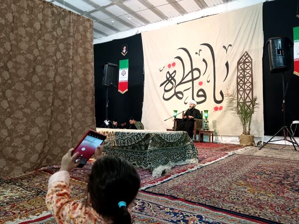 مراسم عزاداری دهه فاطمیه در مسجد مهرولایت با میهمانی شهید گمنام