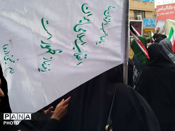 حماسه سازی مردم مقتدر و ولایتمدار شهرستان نیشابور در راهپیمایی روز قدس
