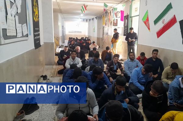 مراسم دهه فاطمیه در هنرستان خوارزمی 