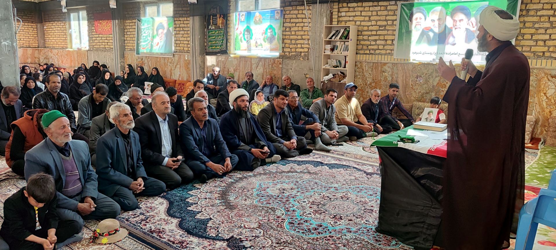 مراسم عزاداری شهادت قائد امت در روستای شیرمرد