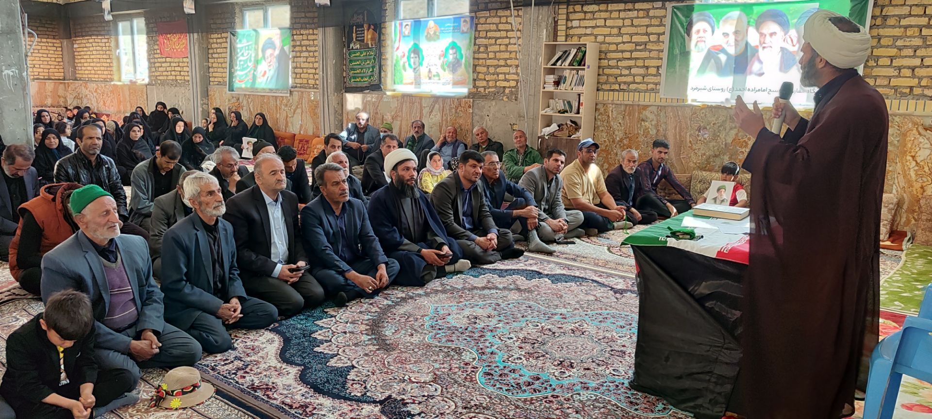 مراسم عزاداری شهادت قائد امت در روستای شیرمرد