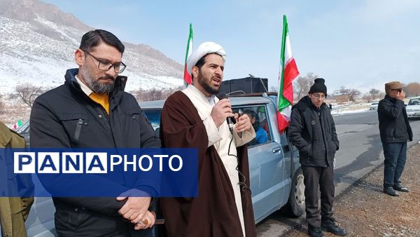 حضور گسترده مردم شهر توره در راهپیمایی۲۲ بهمن، تجلی اتحاد و ایستادگی