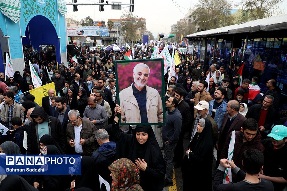 مراسم راهپیمایی روز قدس در تهران