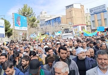 راهپیمایی روز جهانی قدس در نیشابور 
