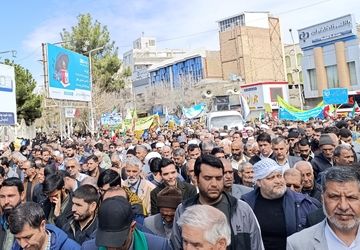 راهپیمایی روز جهانی قدس در نیشابور 