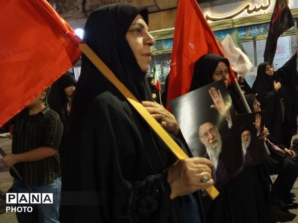 عزاداری امام حسین (ع)در صد و بیست و نهمین شب-۲