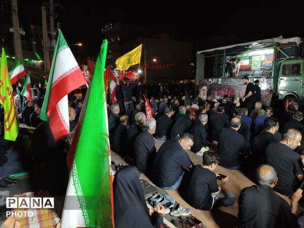 صد و چهاردهم تجمع اقتدار در فردیس با حال‌ و هوای محرم