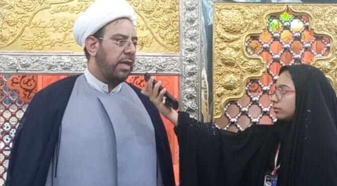 غبار‌روبی و سیاهپوش کردن امامزاده سیدنصرالله(ع) یزد