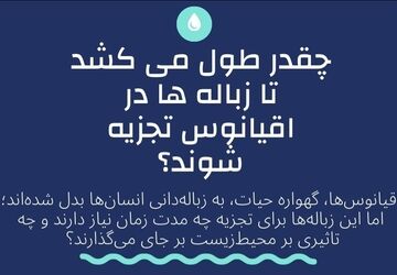 چقدر طول می‌کشد تا زباله ها در اقیانوس تجزیه شوند؟