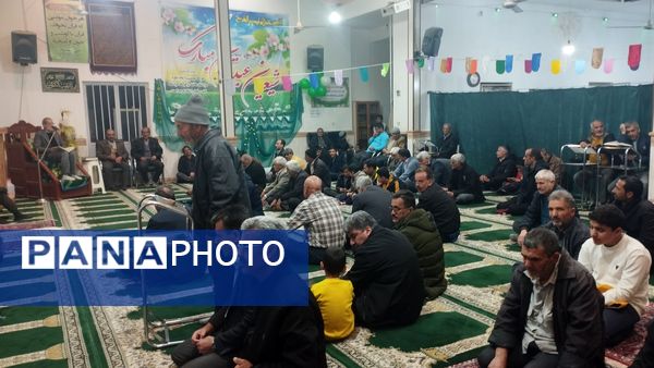 مراسم عید مبعث در مسجد النبی خلیل آباد