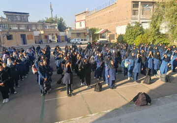 آیین بازگشایی دبیرستان حضرت زینب(س)