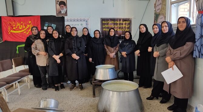 آیین بزرگداشت ایام فاطمیّه در دبیرستان دخترانه اندیشه یک اردبیل