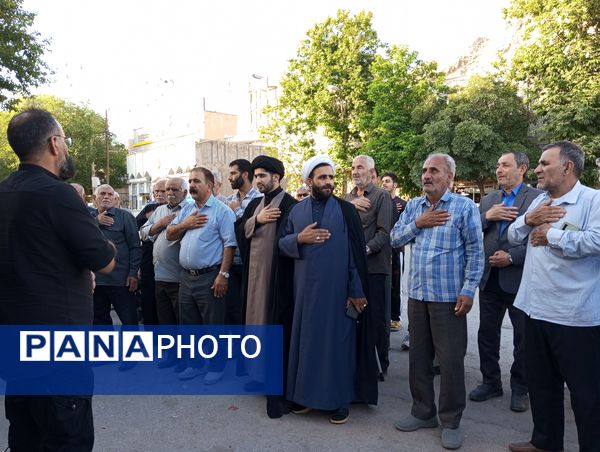 مراسم عزاداری سیدالشهدای خدمت در لرستان