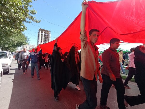 راهپیمایی جمعه خشم و نصر با حضور پرشور مشهد مقدس برگزار شد