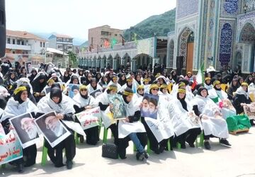 اجتماع زینبیون در سوادکوه