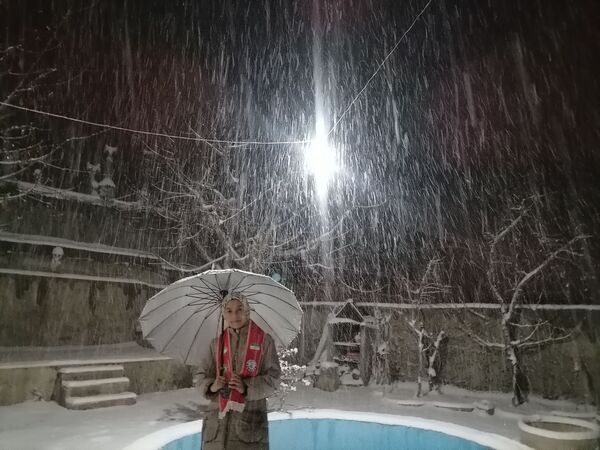 گذری بر بارش برف زمستانی در شهر بار