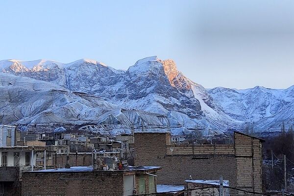 جلوه زمستانی طبیعت شهر بار نیشابور 