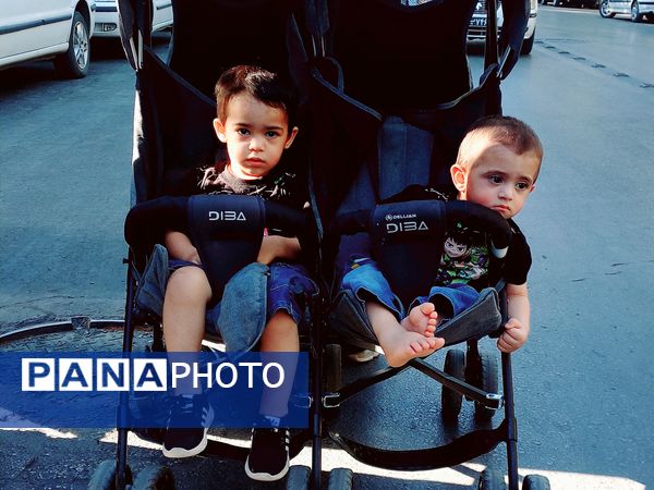 قافله عزاداری به‌مناسبت شهادت امام رضا (ع) در اصفهان 