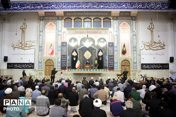 مراسم سالروز شهادت امام جواد(ع) در حرم بانوی کرامت
