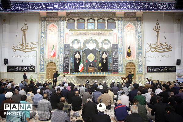 مراسم سالروز شهادت امام جواد(ع) در حرم بانوی کرامت