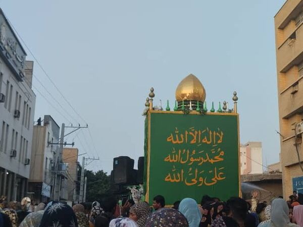 آیین سنتی منبر گردانی در شهرستان میناب 