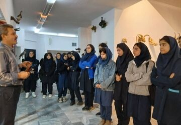 بازدید دانش‌آموزان‌ دبیرستان امین اصغری  ازدانشگاه گیلان