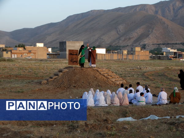 بازسازی صحنه عیدغدیر در شهر گهرو