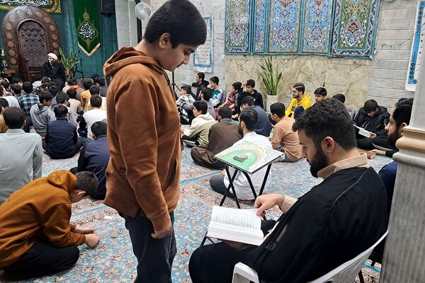 جلوه‌هایی از اعتکاف دانش‌آموزی در قم