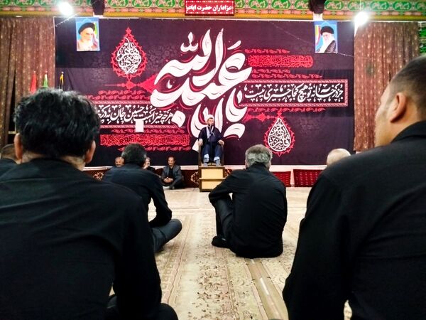 شور حسینی در هیئت شاهزاده قاسم ابن الحسن روستای فدافن